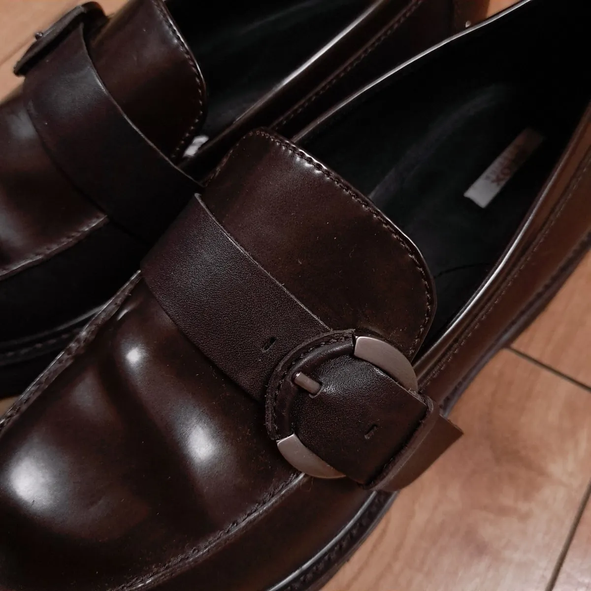 Geox Dark Brown Respira Leather Loafers 6UK/39EU - Image 3