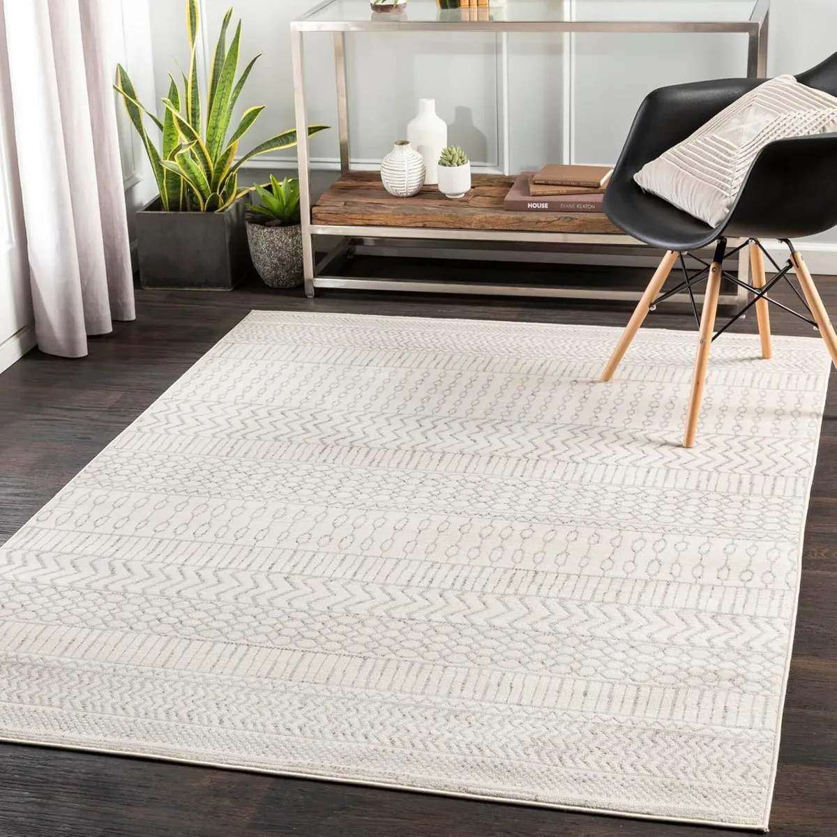 Honolulu Geometric Rug - Scandi Area Rugs Living - Image 1