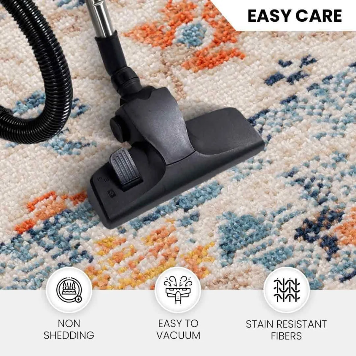 Assa Indoor Outdoor Rug - Large Boho Rugs for - Image 2