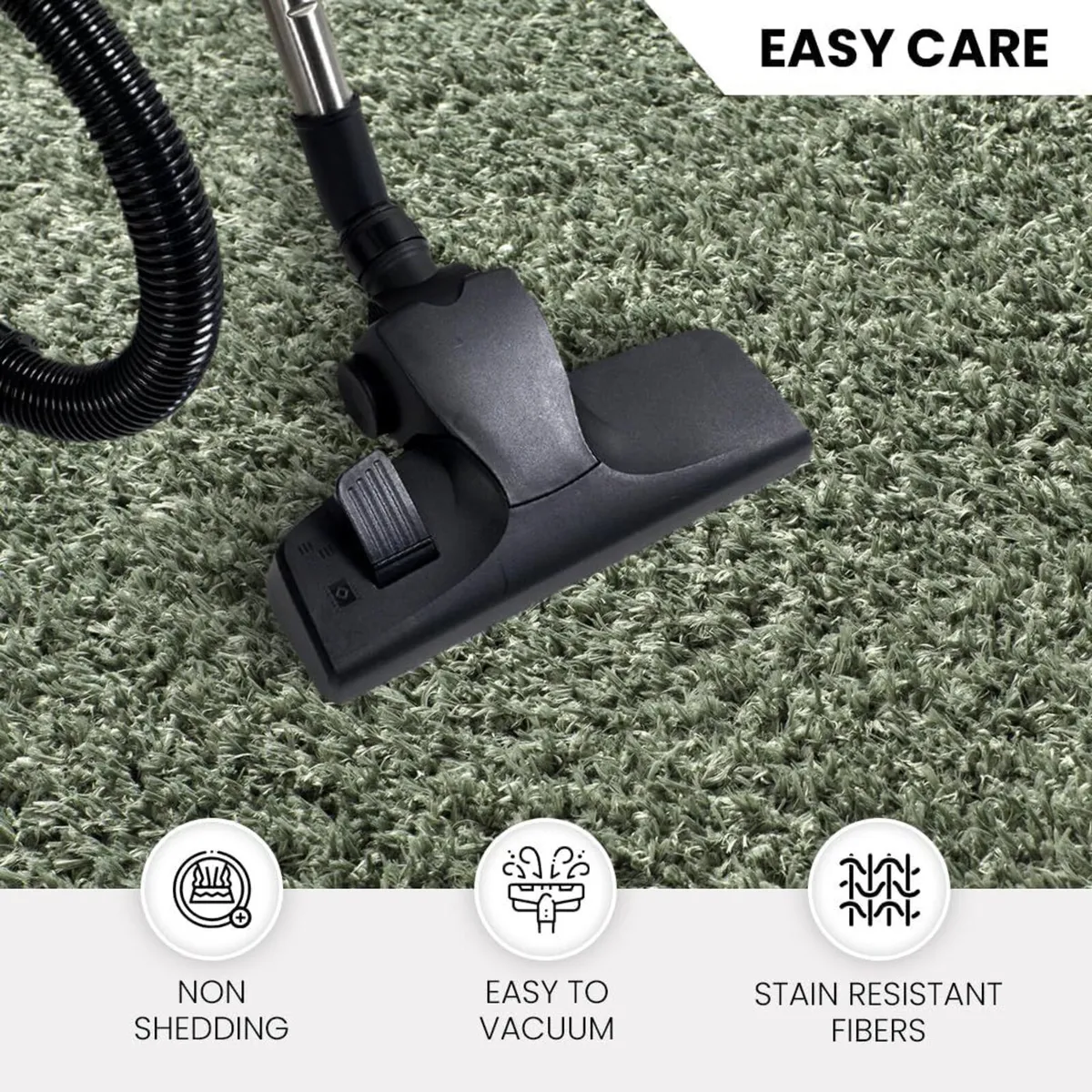 Shaggy - Modern Berber Living Room Large 160x213 - Image 2