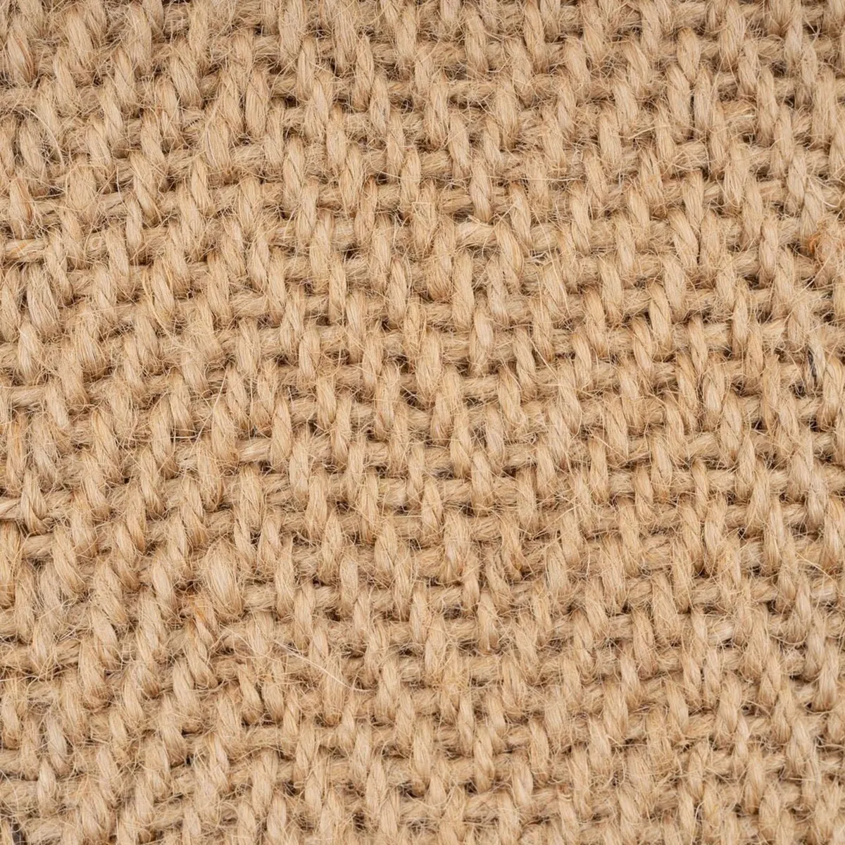 Natural Orange Cotton Border Herringbone Jute - Image 3