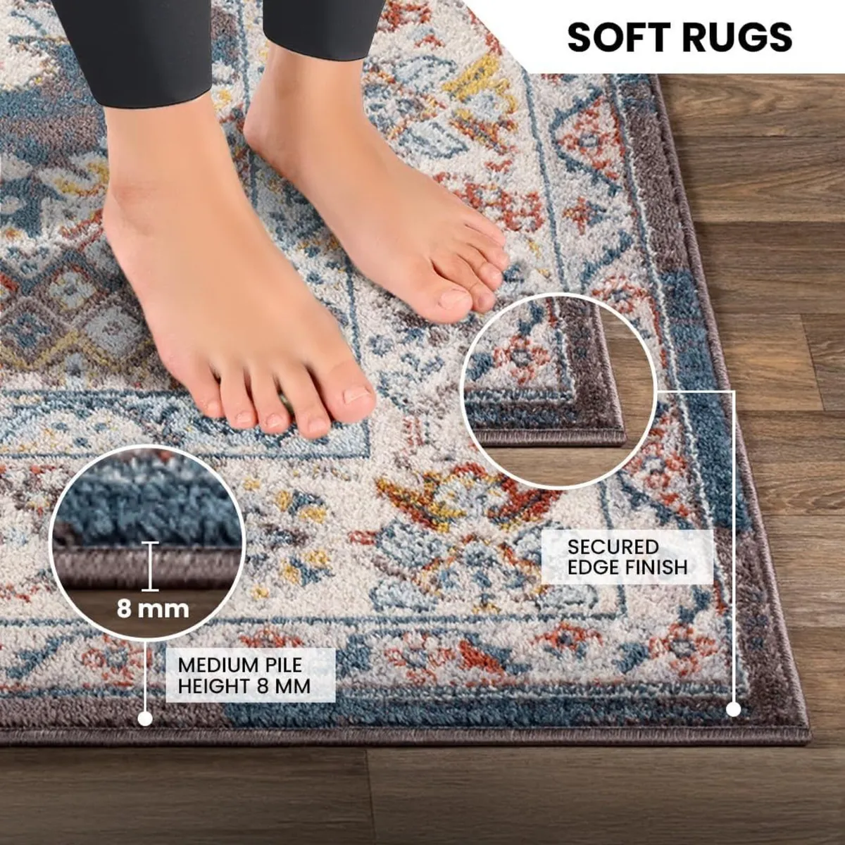 Casablanca Vintage - Area Rugs Living Room - Image 4