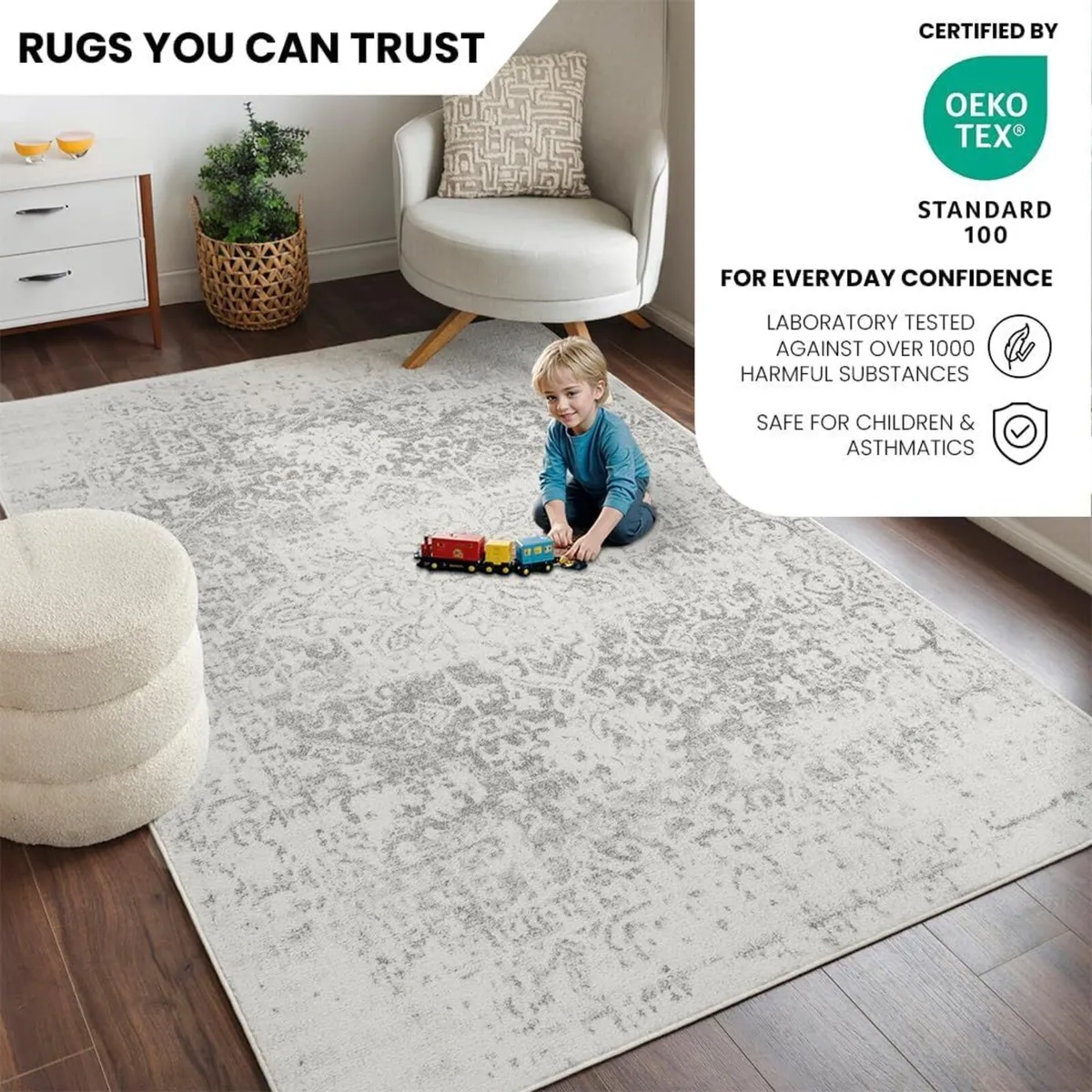 Syracusa Vintage – Area Carpet 160x220 cm for - Image 3