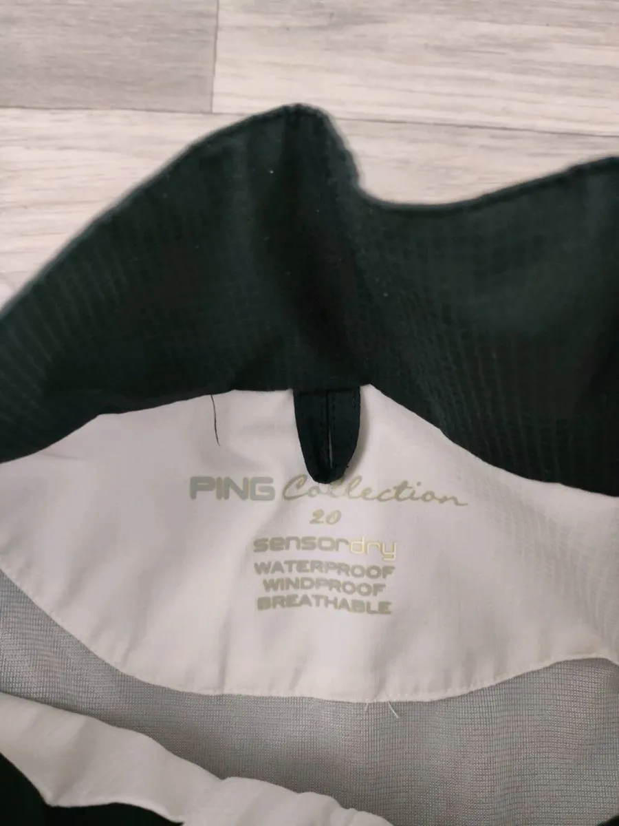 Ping Waterproof Golf Jacket Mens Large - Image 4