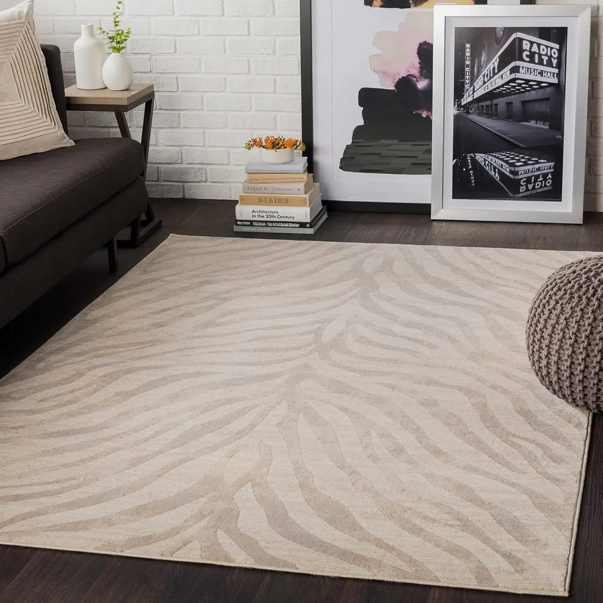 Luanda Geometric Rug - Scandi Area Rugs Living - Image 1