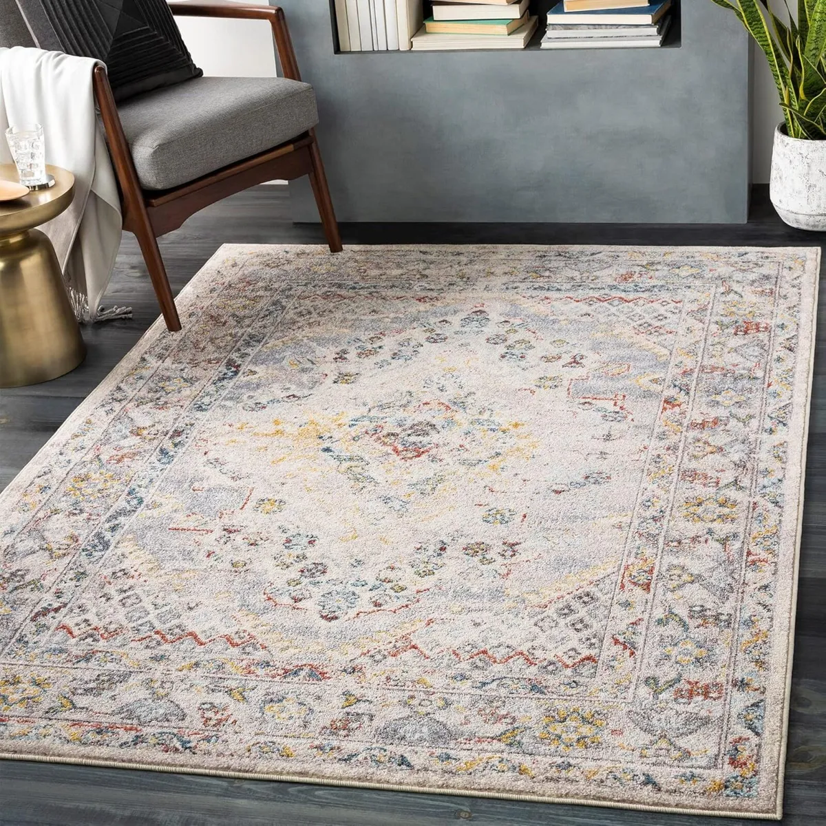 Casablanca Vintage Rug for Living Room Dining - Image 1