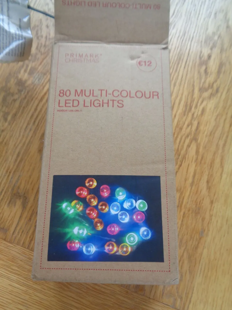 80 Multi - Colour LED Fairy Lights for Sale - Image 1