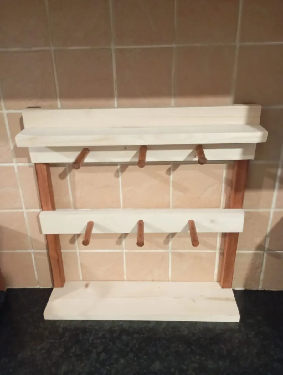 Handmade Cup Rack - Image 3