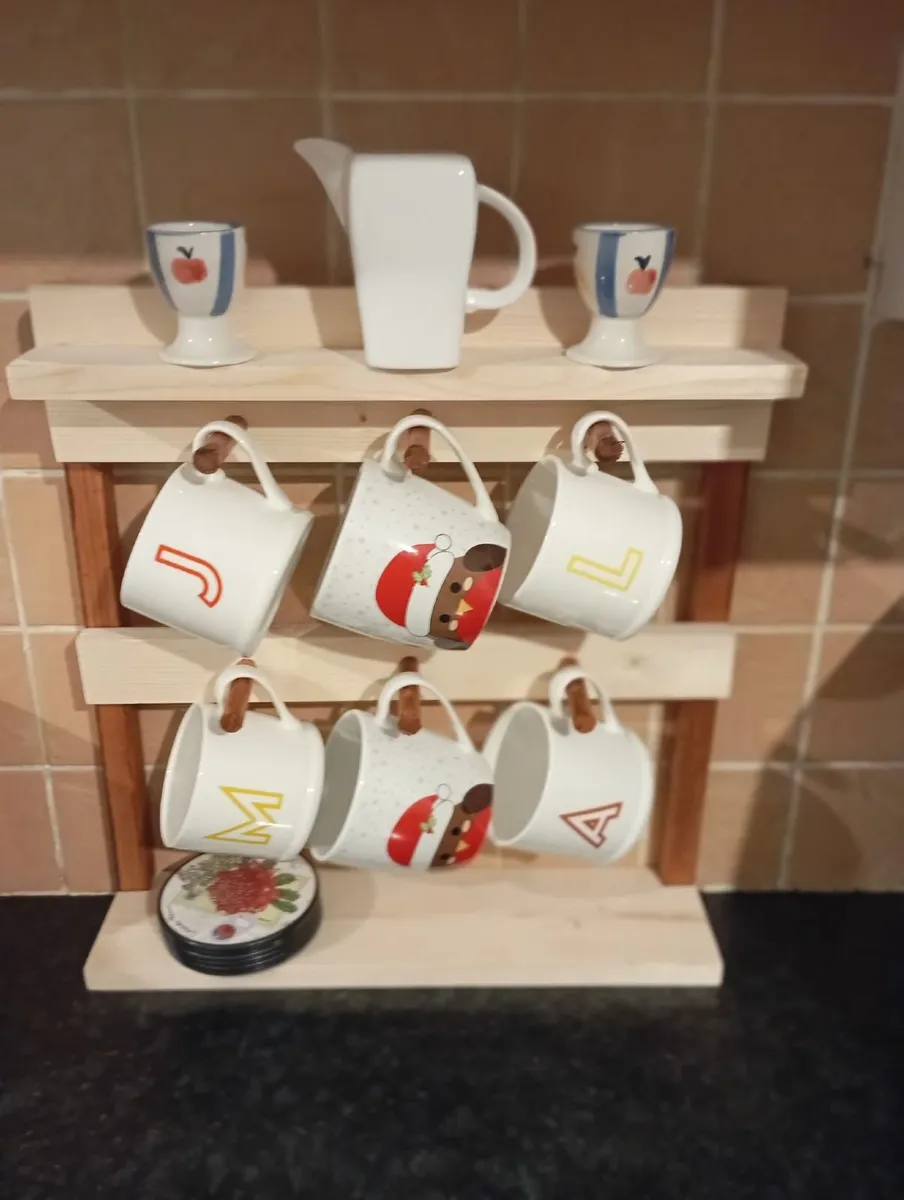 Handmade Cup Rack - Image 1