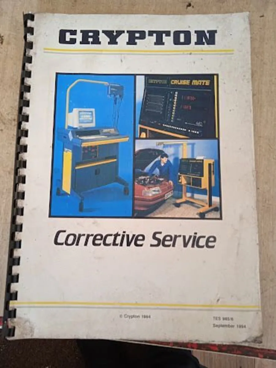 Crypton Corrective service manual - Image 1