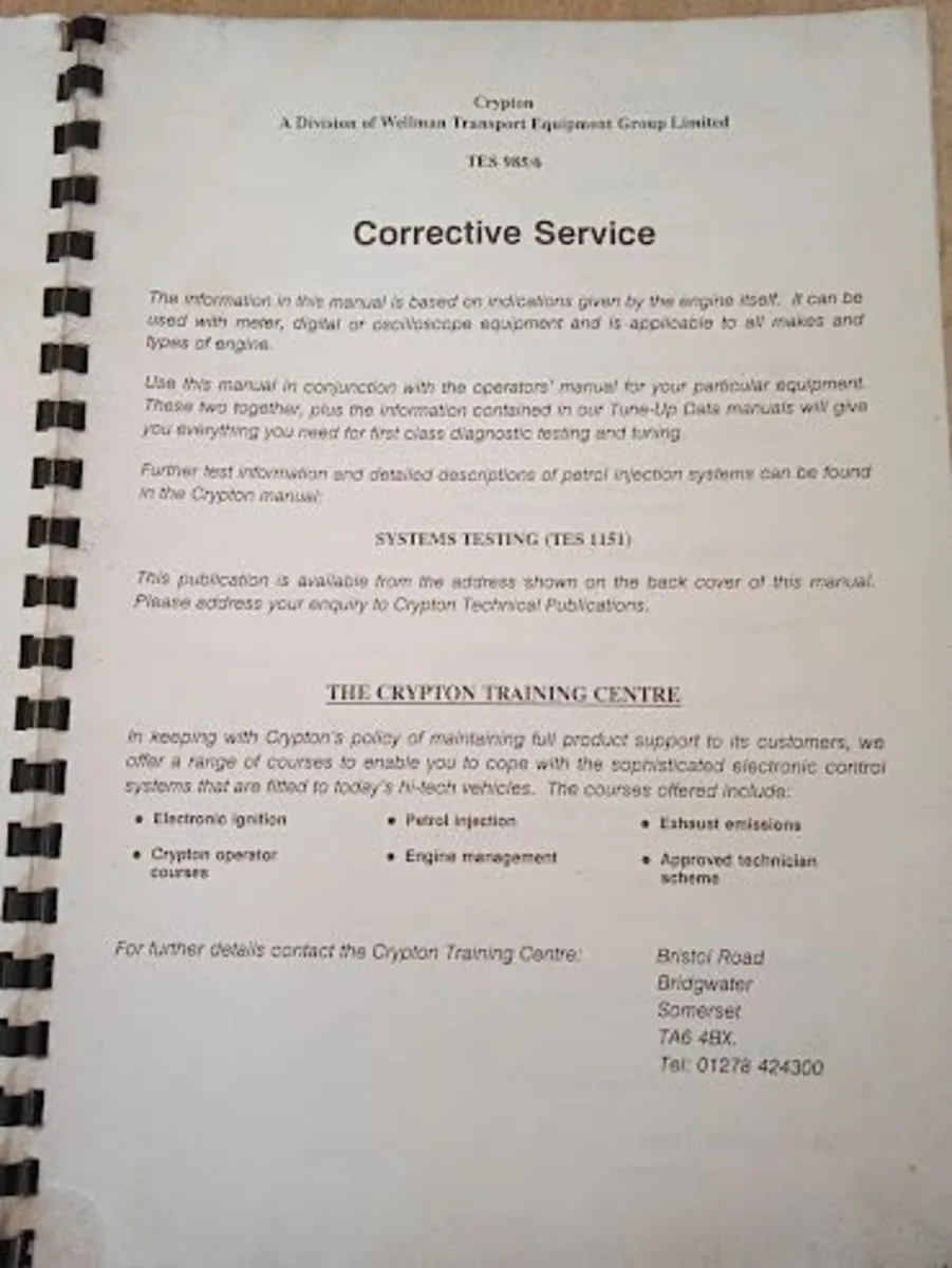 Crypton Corrective service manual - Image 2