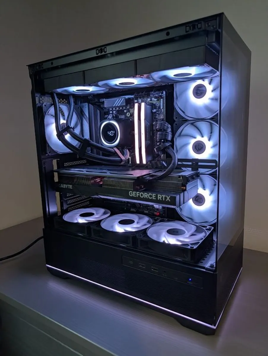 Gaming PC | Ultimate 1440p/4k Panoramic Case Gaming Pc | Rtx 4070 Ti Super | Ryzen 5 9600x | 32gb Ddr5 - Image 1