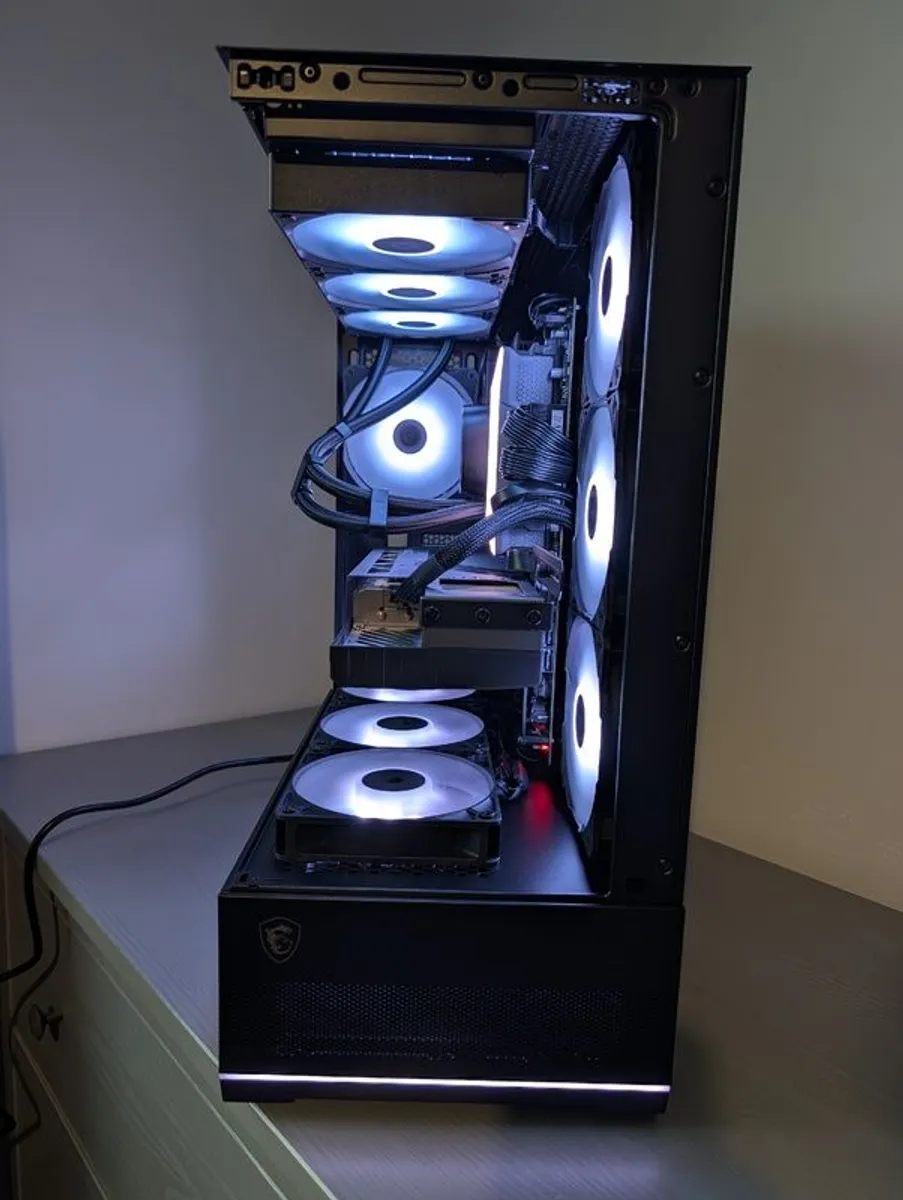 Gaming PC | Ultimate 1440p/4k Panoramic Case Gaming Pc | Rtx 4070 Ti Super | Ryzen 5 9600x | 32gb Ddr5 - Image 2