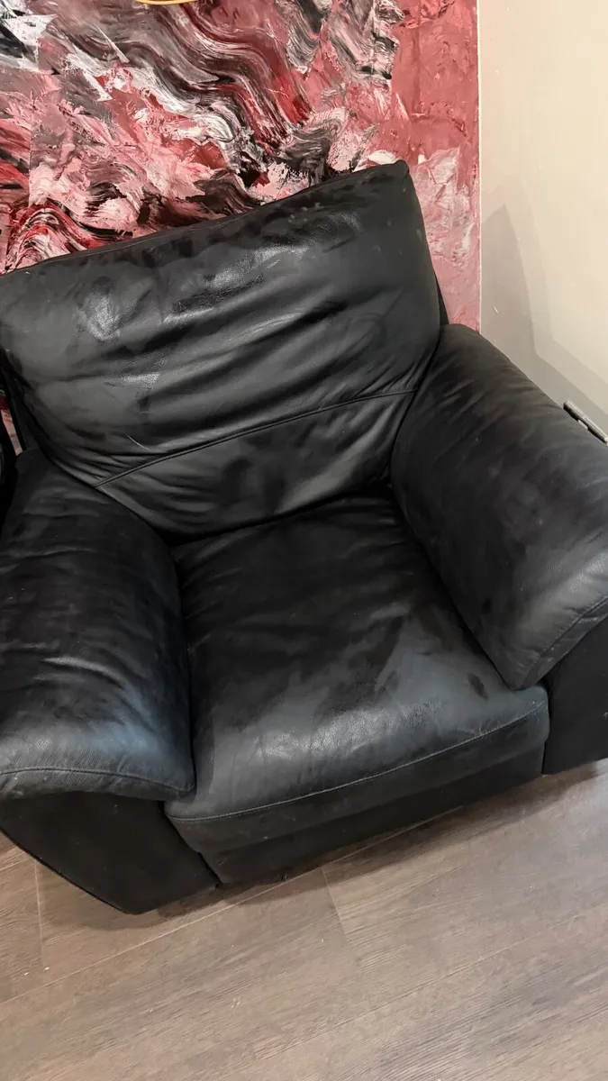 Black Leather Seat