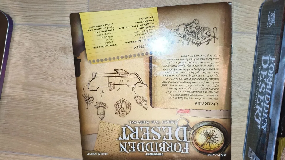 Board game ~Forbidden Desert - Image 1