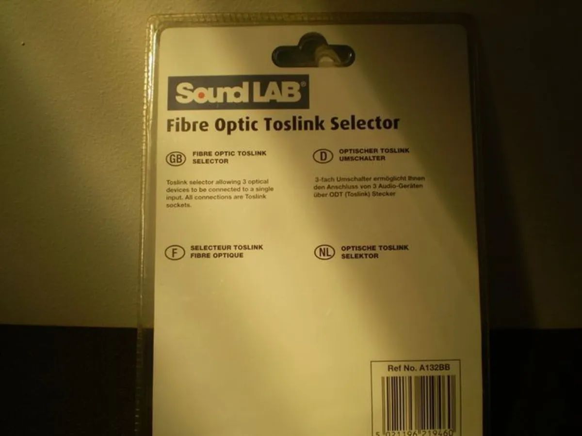 fibre optic toslink selector - Image 2