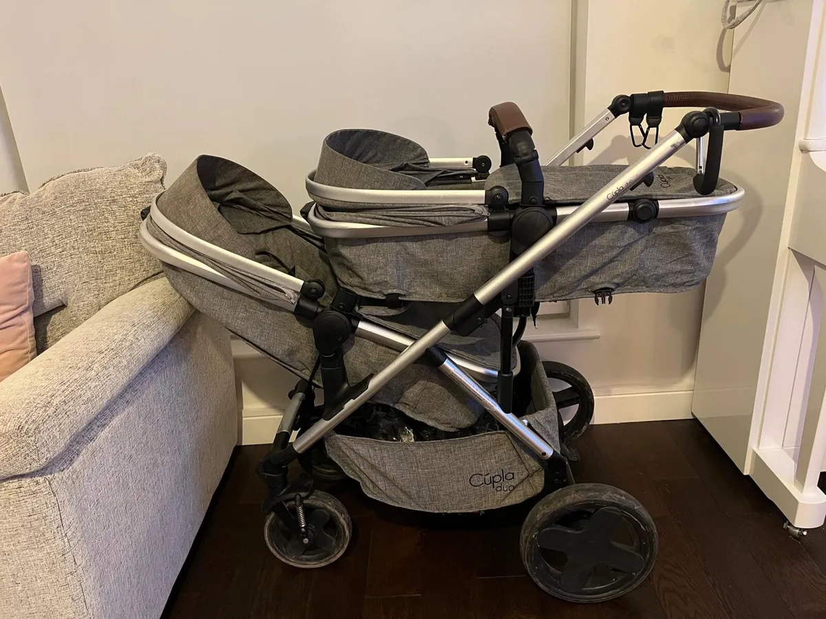 Cúpla Duo Double Buggy/Pram - Image 1