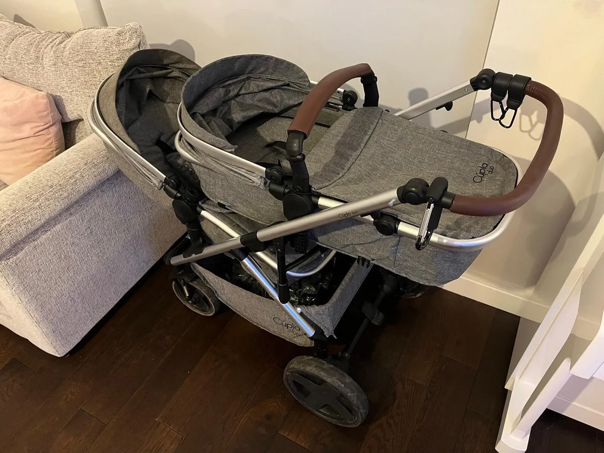 Cúpla Duo Double Buggy/Pram - Image 4