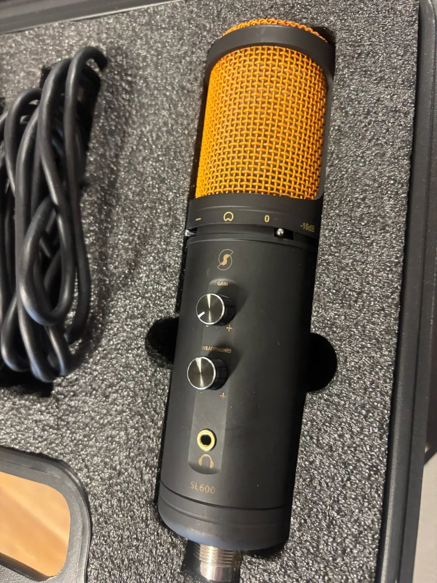 SL600 condesender usb microphone with live monitor - Image 4