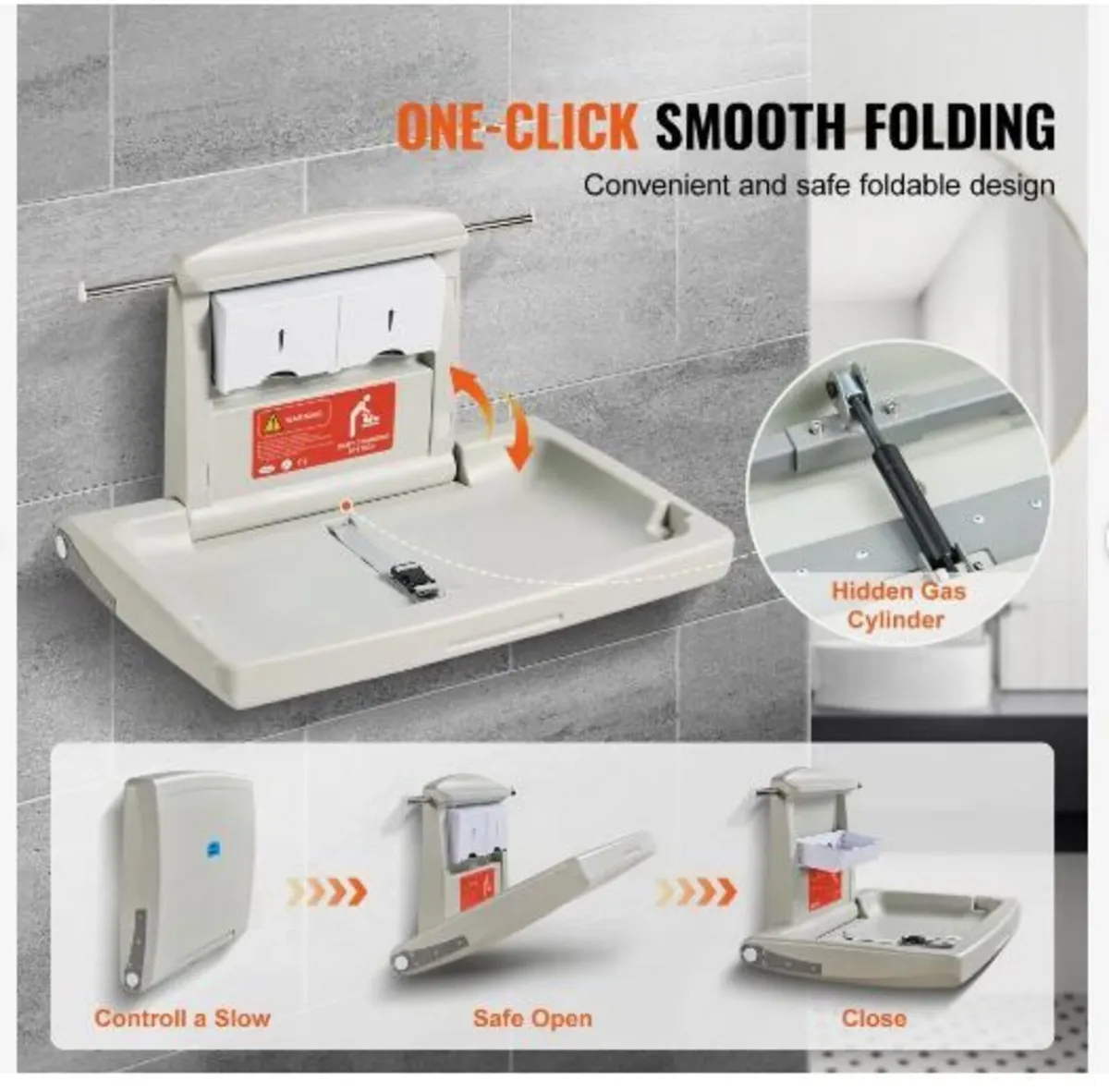 Wall-Mounted Baby Changing Station - Image 1