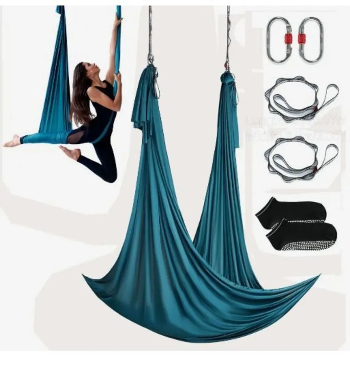 Aerial Yoga Hammock & Swing, 5.5 Yards - Image 1