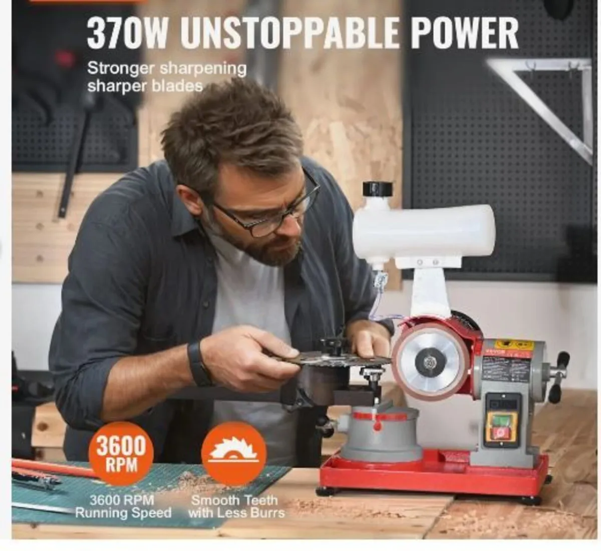 Circular Saw Blade Sharpener Grinder 370W - Image 2