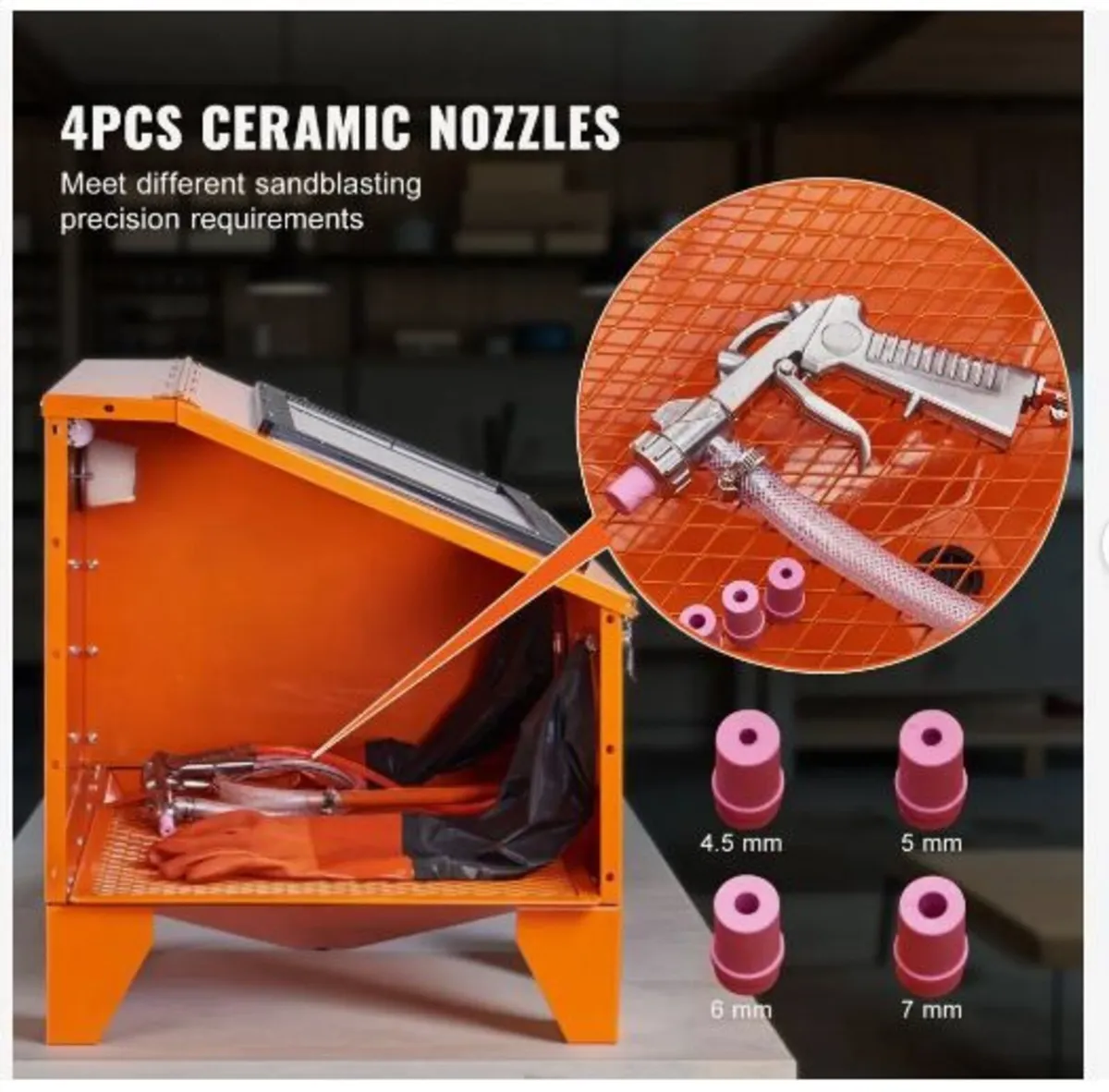 151.4 L Sandblasting Cabinet Benchtop Cabinet - Image 3