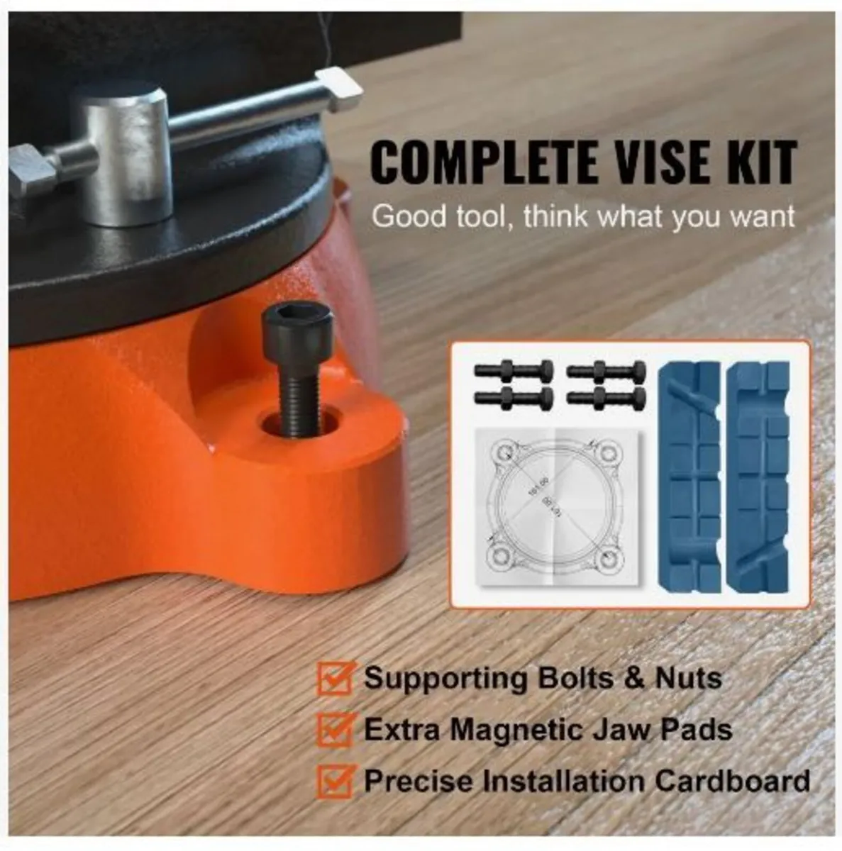 Bench Vise Jaw Width 15.2 cm - Image 4