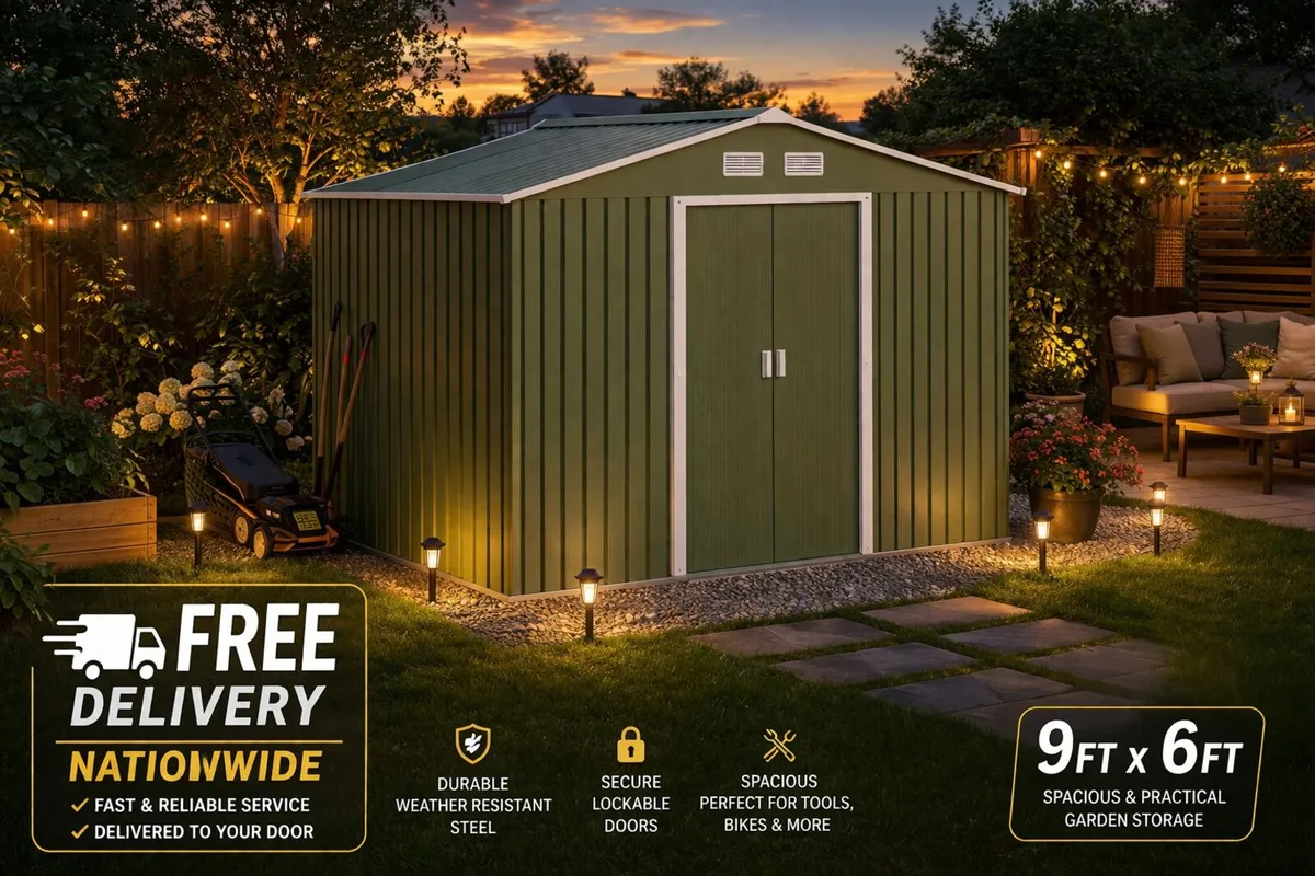 Metal Shed 9 x 6ft - Image 1