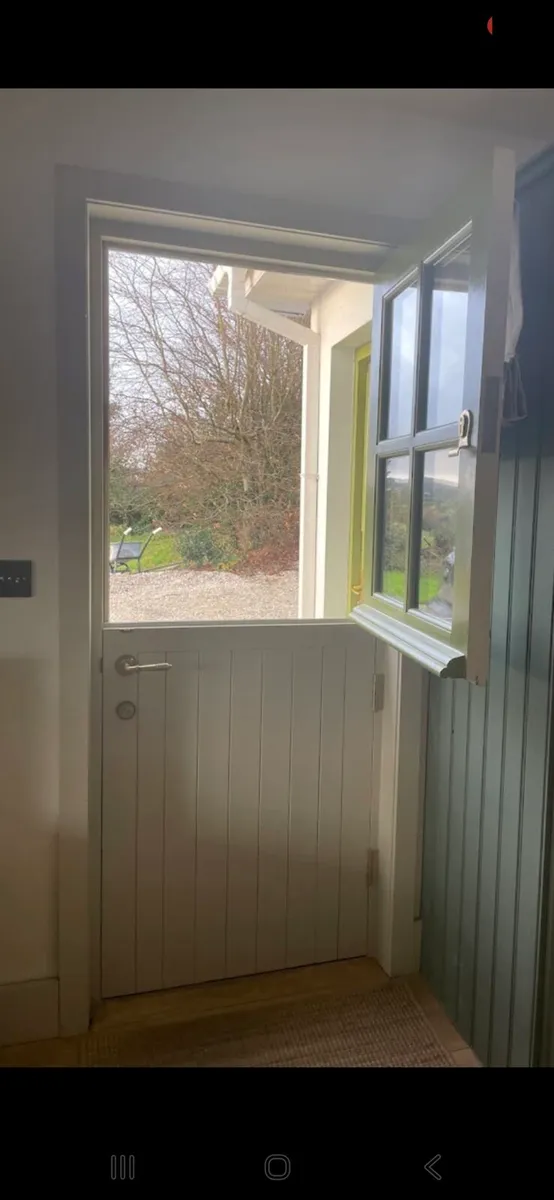 Irish Made Solid Hardwood Cottage Half Doors - Image 1