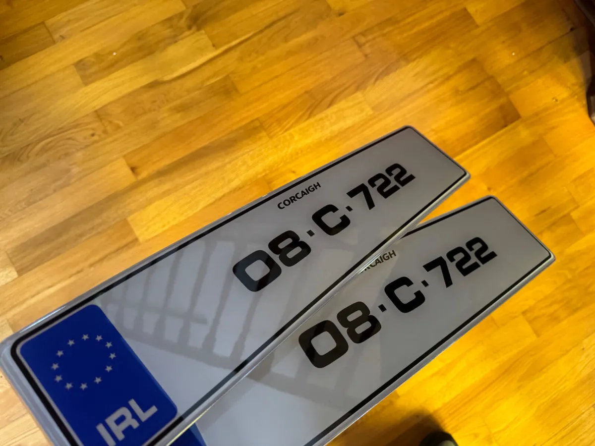 Tinted printed Donegal style plates @ fk