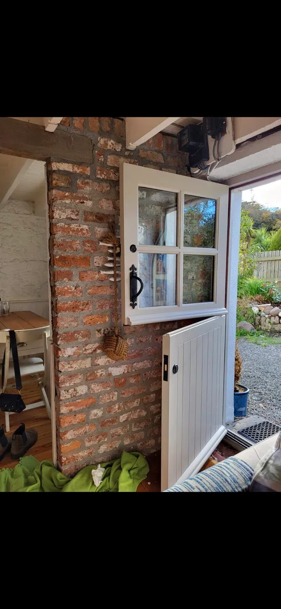 Irish Made Solid Hardwood Cottage Half Doors - Image 1