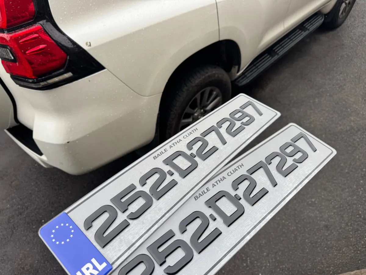Ultimate gel number plates delivered - Image 1