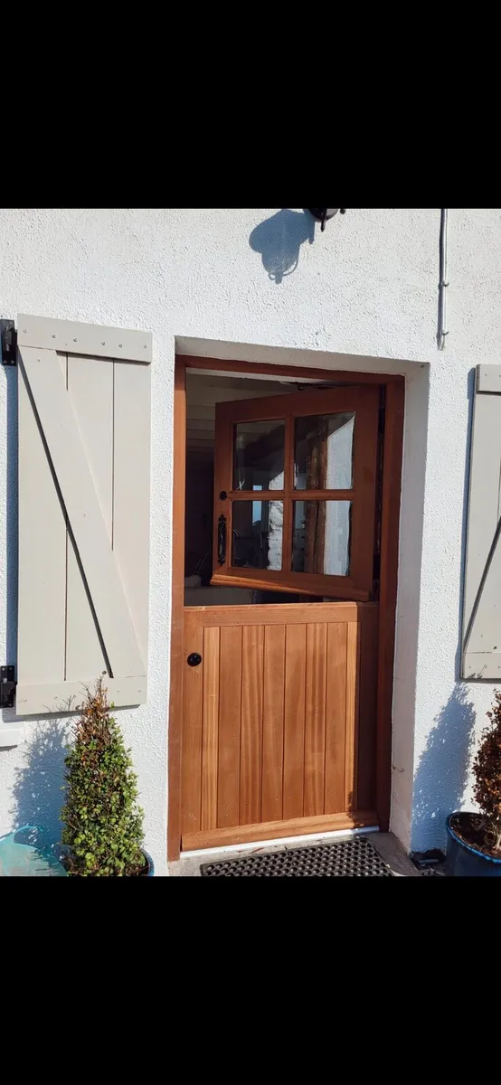 Irish Made Solid Hardwood Cottage Half Doors - Image 4