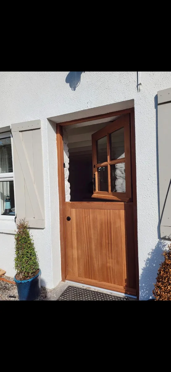 Irish Made Solid Hardwood Cottage Half Doors - Image 1