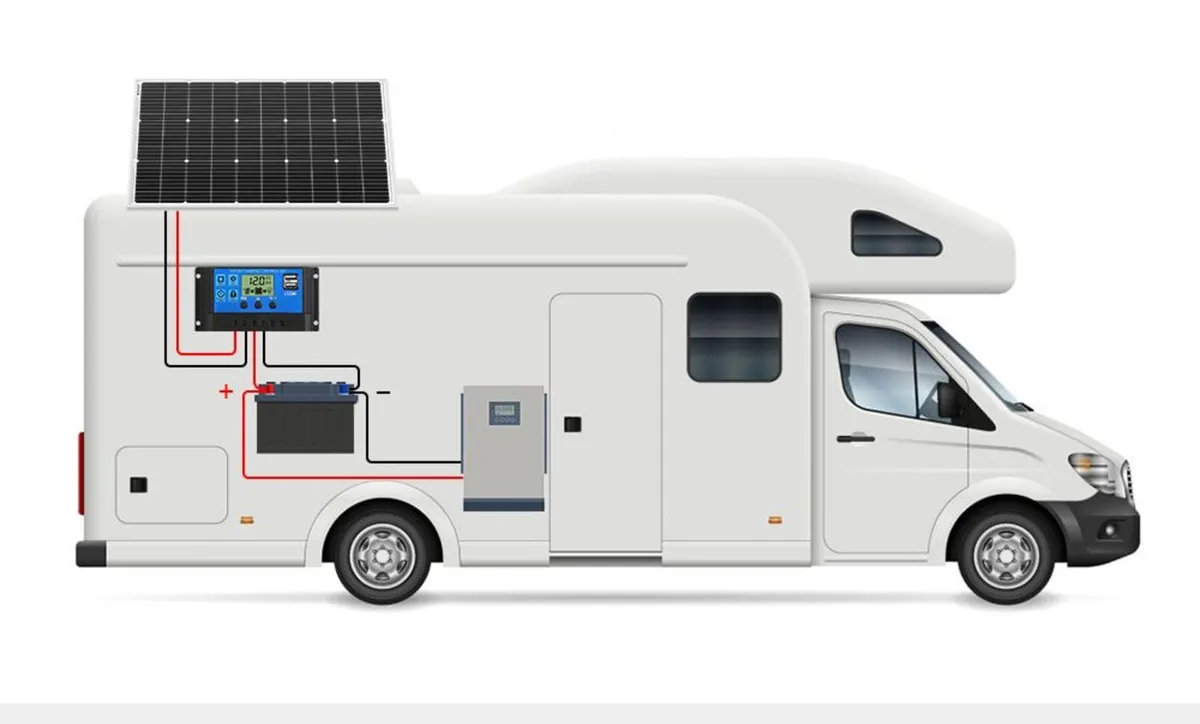 4 x 100W Solar panels for cruiser boat camper shed - Image 4