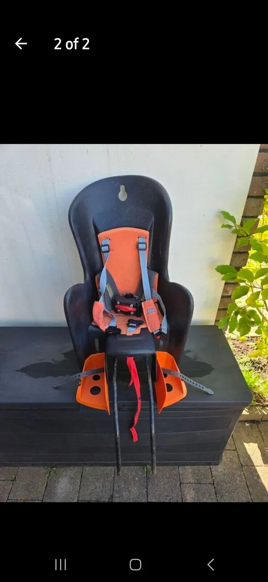 Rear Bike seat for a kid - Image 1