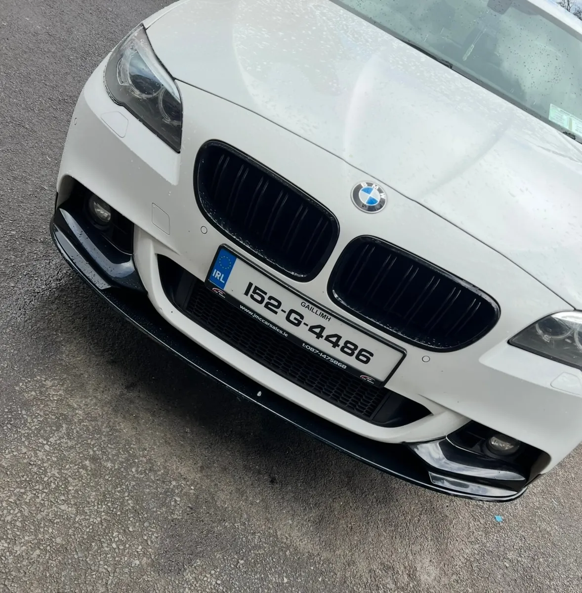 BMW f10 front lips gloss black