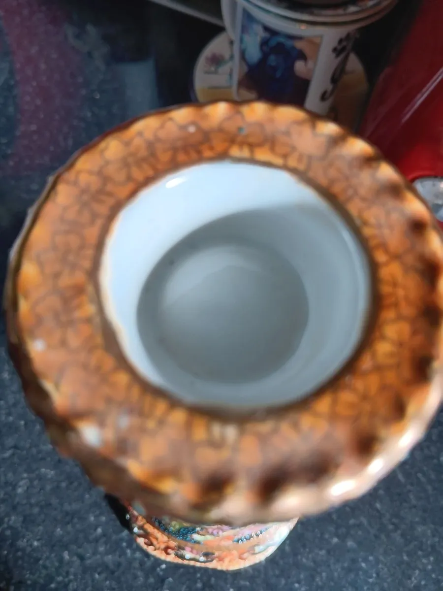 Japanese satsuma candle holder - Image 3