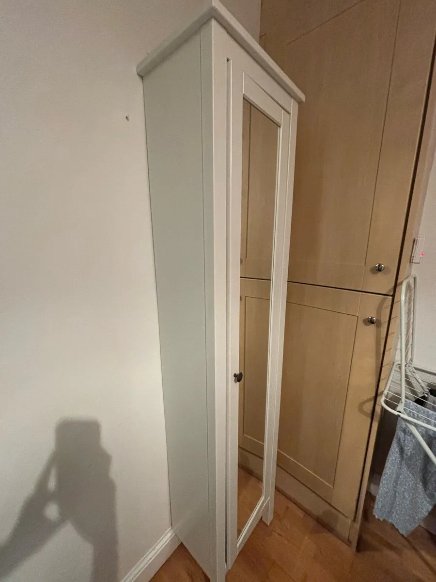 Slimline Cupboard with Mirror - Image 3