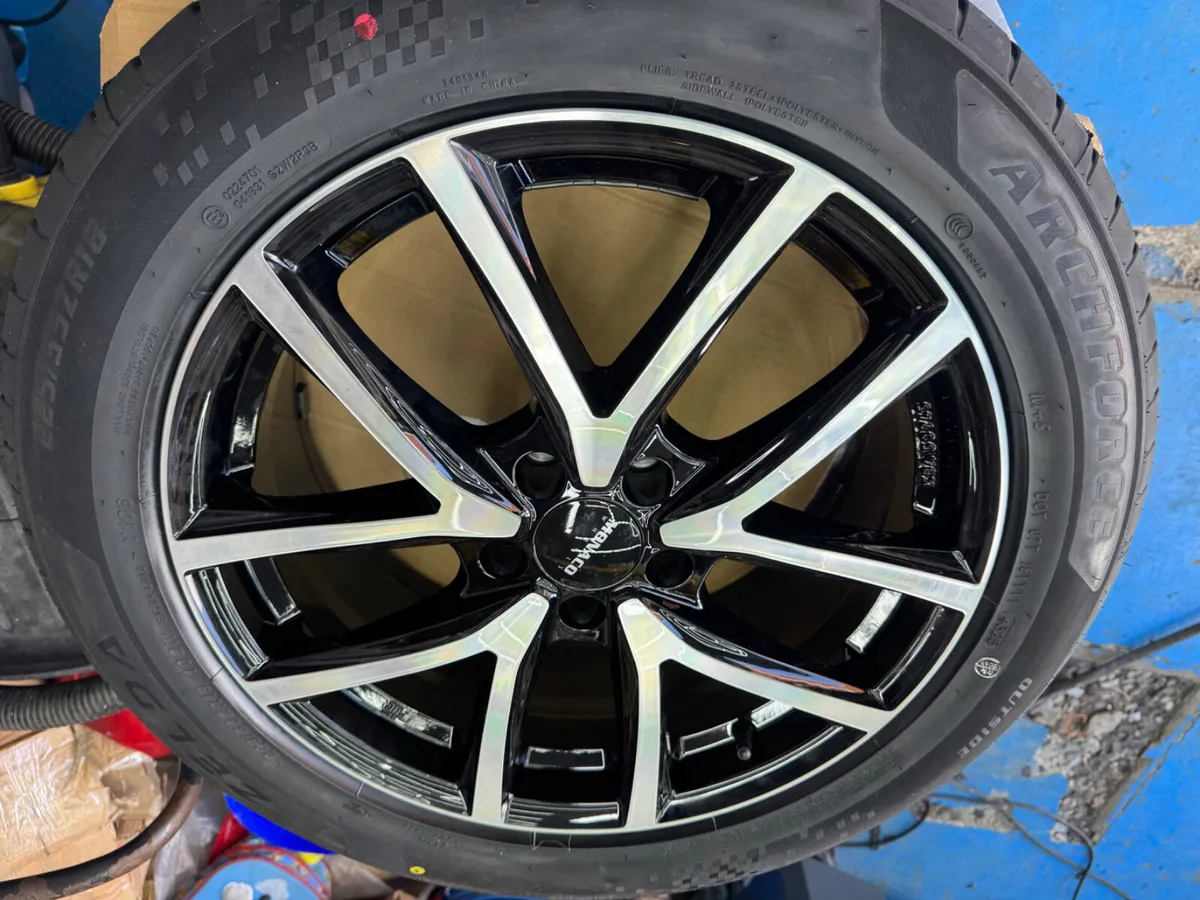 18”  Monaco 5x108 black / pol Peugeot