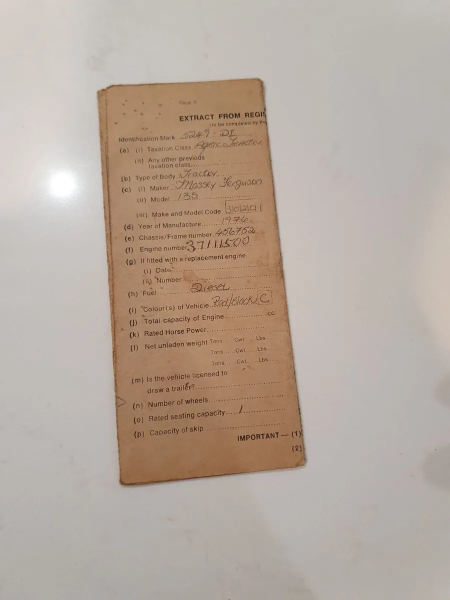 Massey Ferguson Other 1976 - Image 2