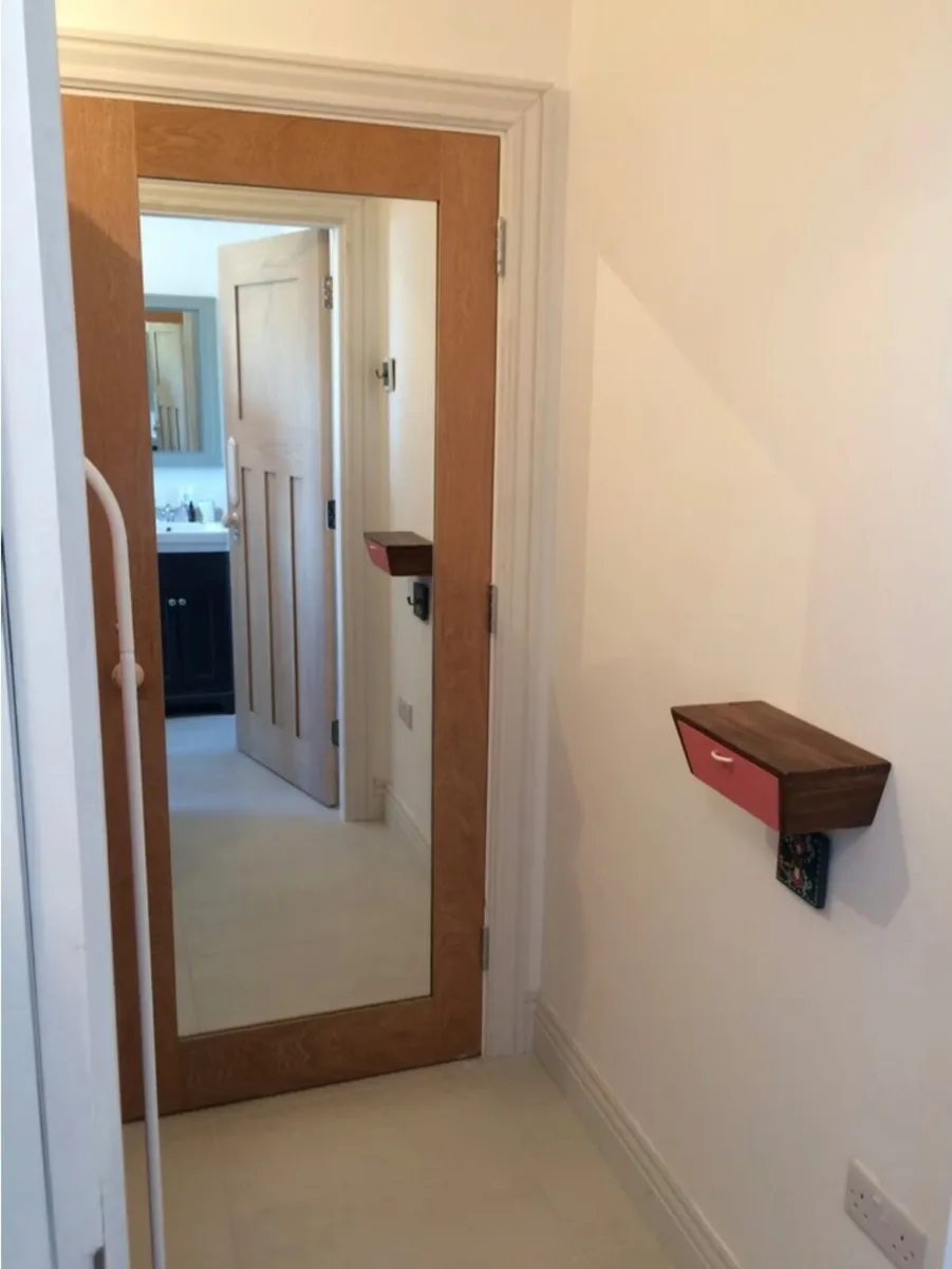 Deanta Oak Shaker Door Mirror Door - Image 2