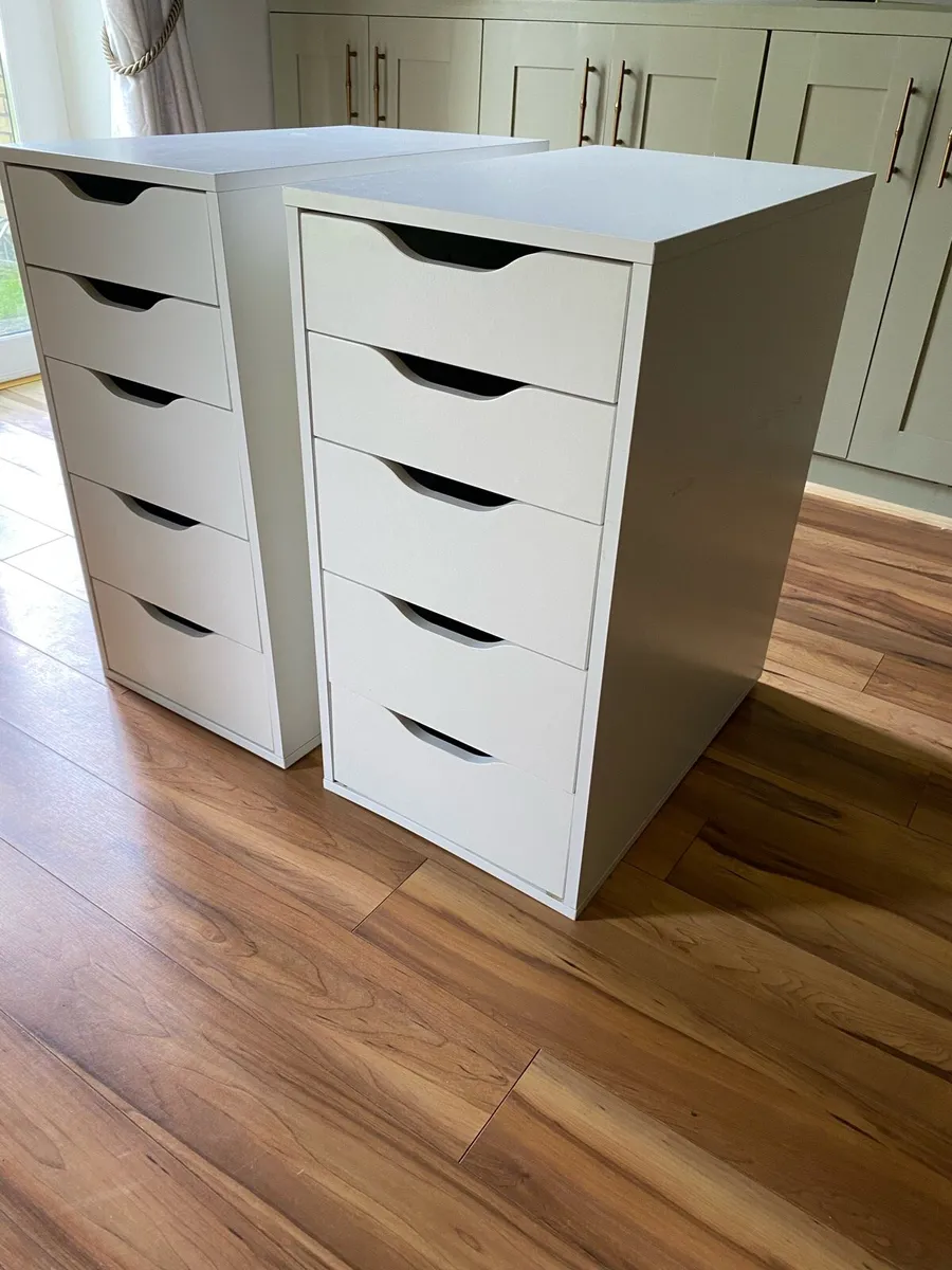 2x Ikea 5 drawer units - Image 2