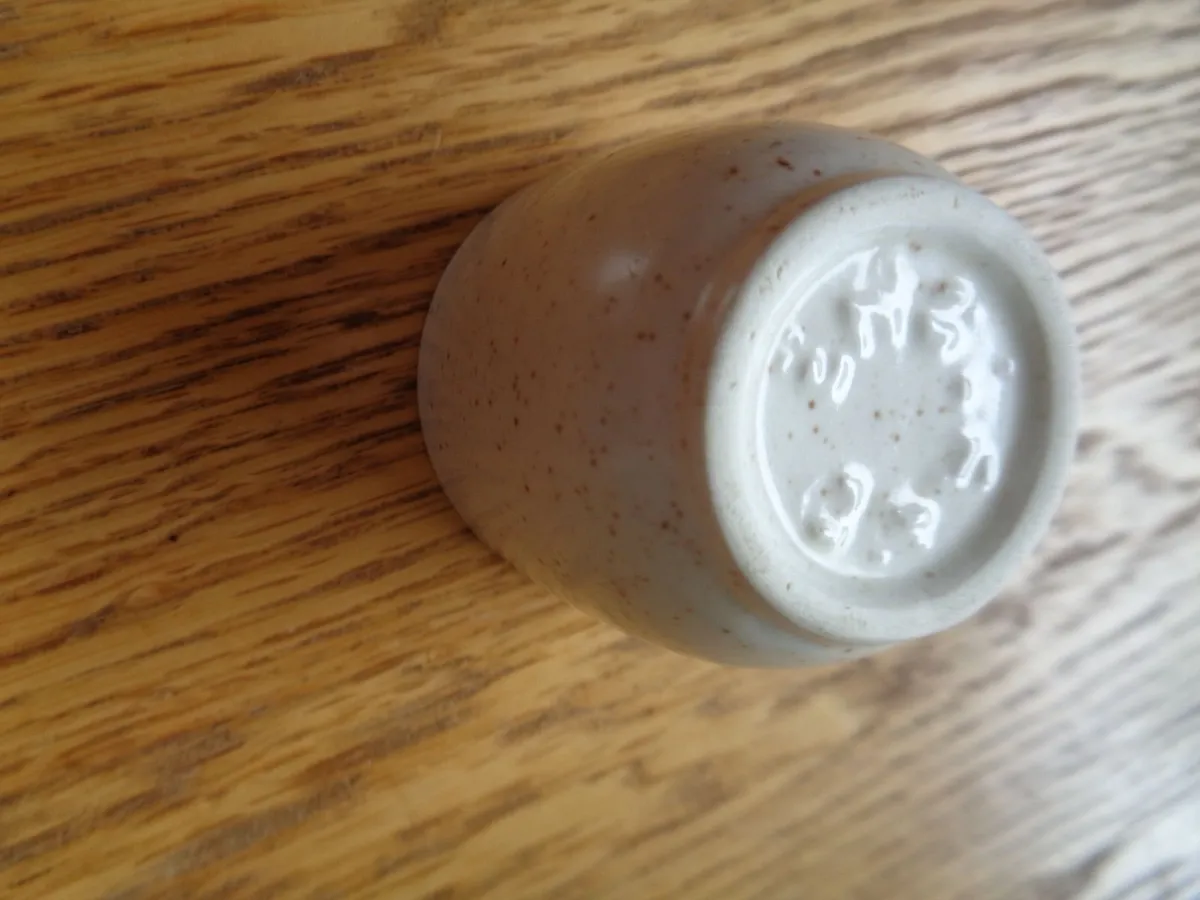 Vintage Pottery Egg Cups x 3 for Sale - Image 2