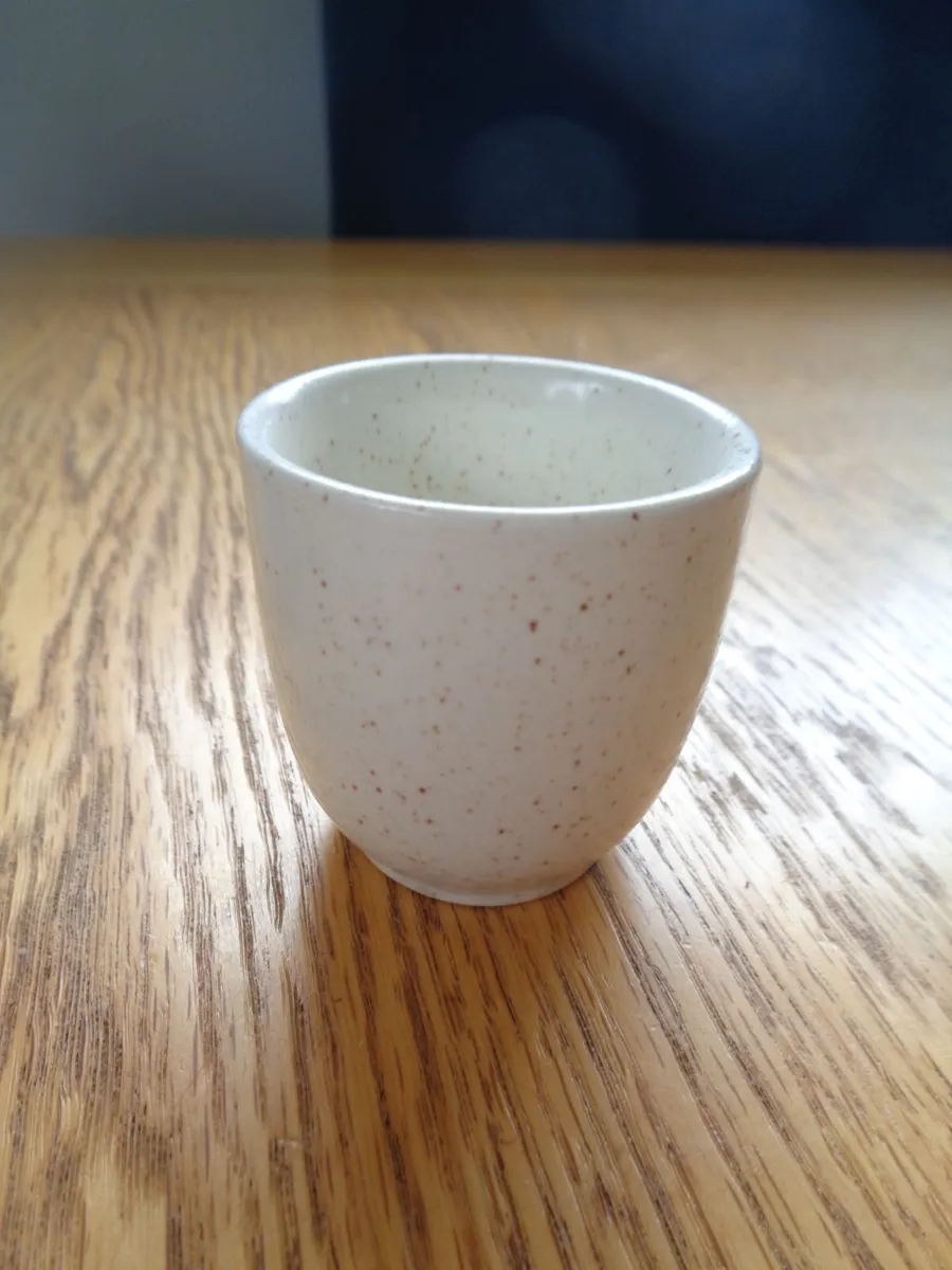 Vintage Pottery Egg Cups x 3 for Sale - Image 3