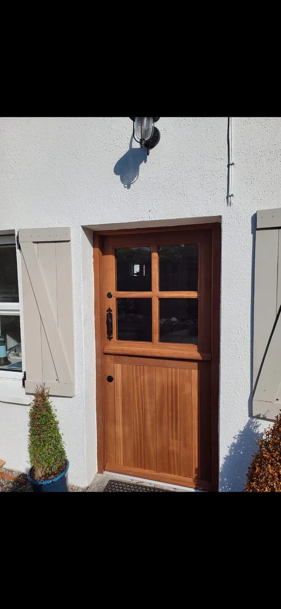Irish Made Solid Hardwood Cottage Half Doors - Image 2