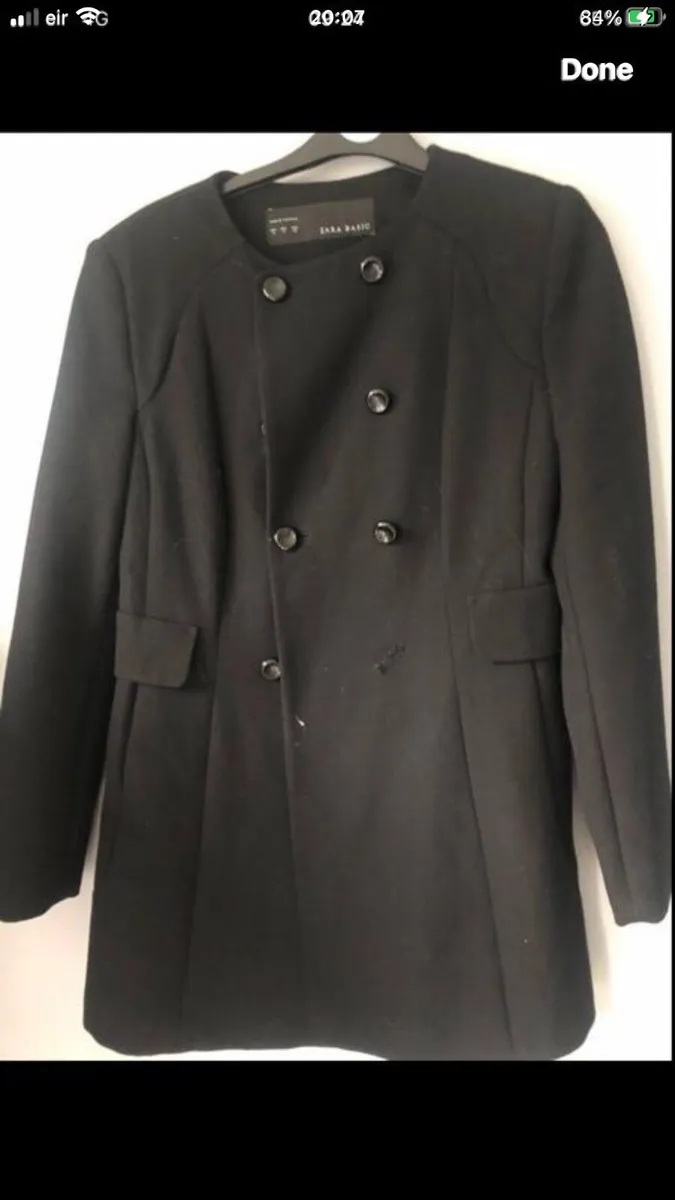 Ladies Zara coat size S €15 - Image 1