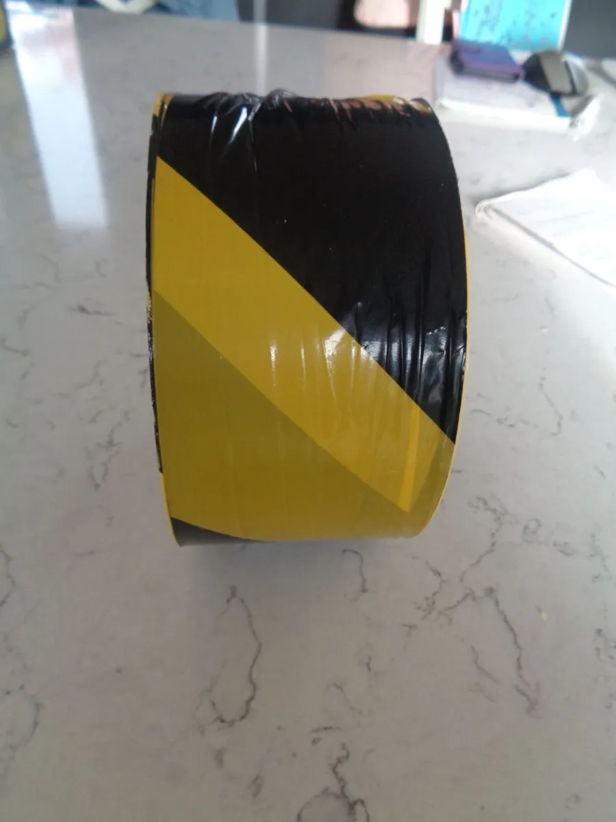 Roll of Plastic Hazard Tape for Sale - Image 3