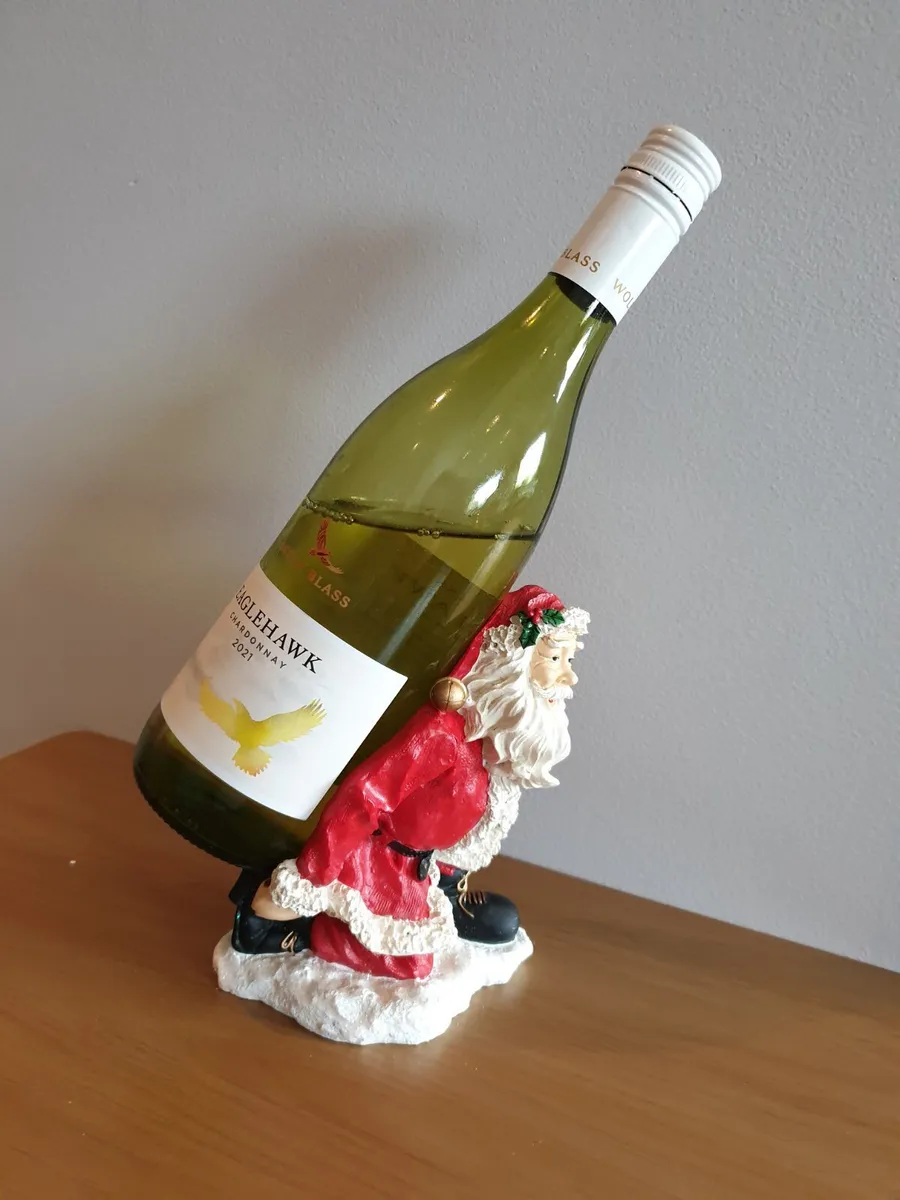 Two santa bottle holders - Image 3